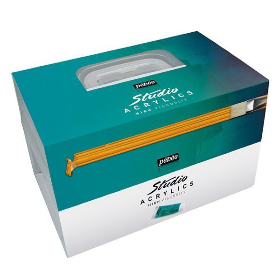 Peintures Creastore Peinture Acrylique Fine | Coffret Studio Acrylics - Pebeo