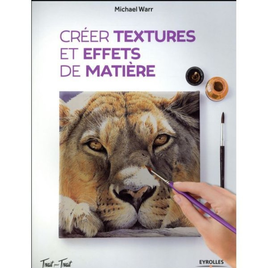 Peintures Creastore Livres Aquarelle | Creer Textures Et Effets De Matiere - Livre