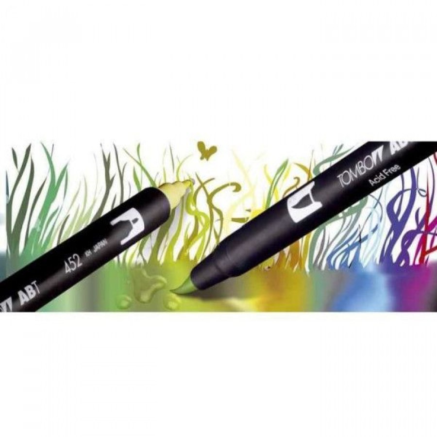 Dessin & Arts Graphiques Creastore Feutres | Set De 6 Feutres Double Pointe Abt - Primaires- Tombow