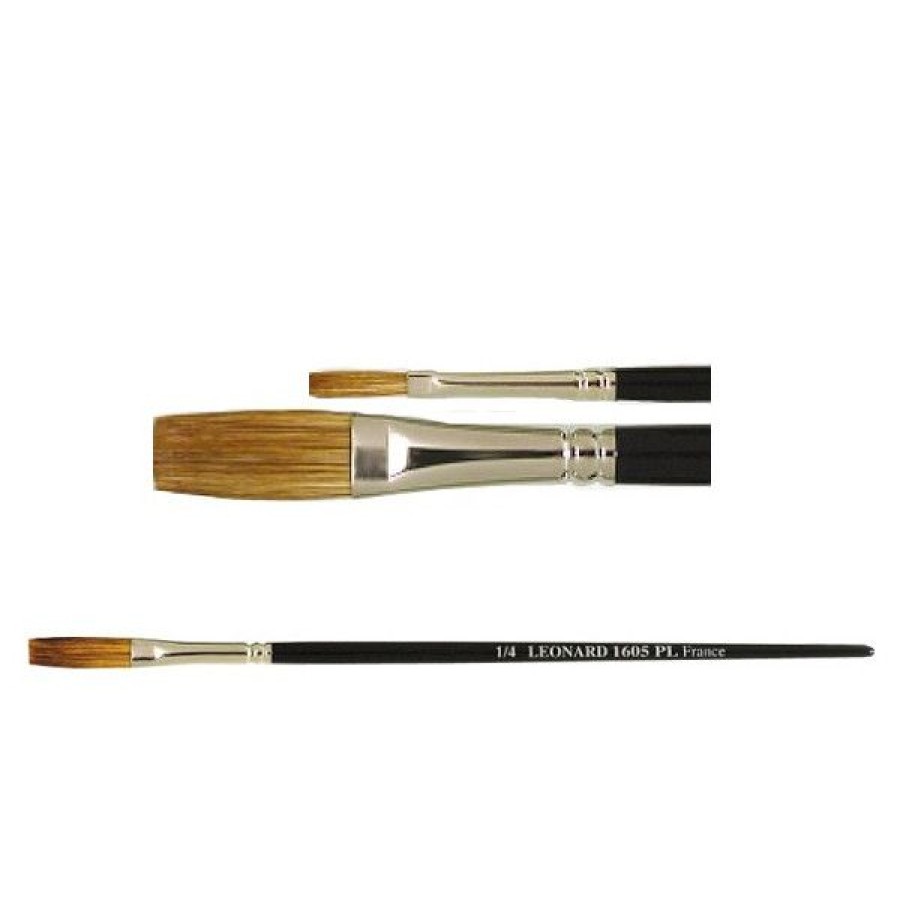 Pinceaux & Fournitures Creastore Pinceaux A L'Unite & Poils Synthetiques | Pinceau A Remplir - Serie 1605Pl - Leonard