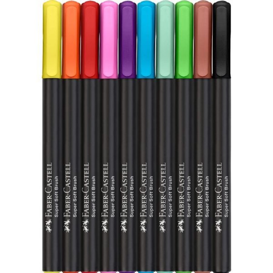 Dessin & Arts Graphiques Creastore Feutres | Set De 10 Feutres Black Edition - Faber-Castell