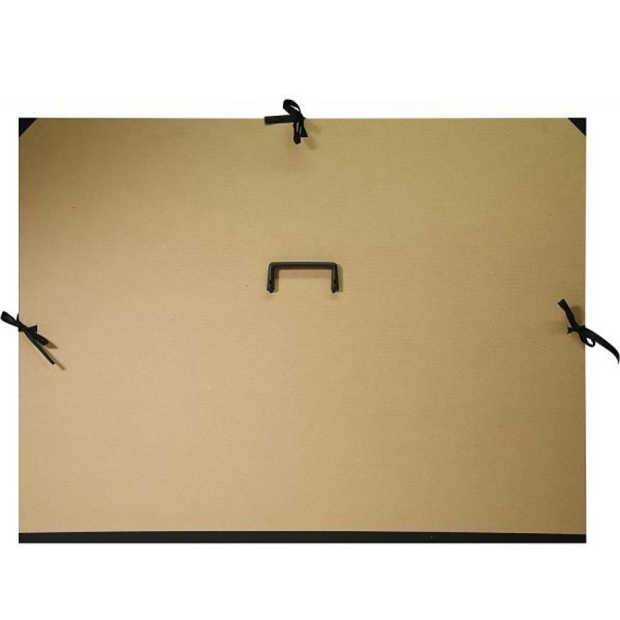 Dessin & Arts Graphiques Creastore Pochettes A Dessin | Carton A Dessin Avec Poignee - 75X105M - Kraft Brun