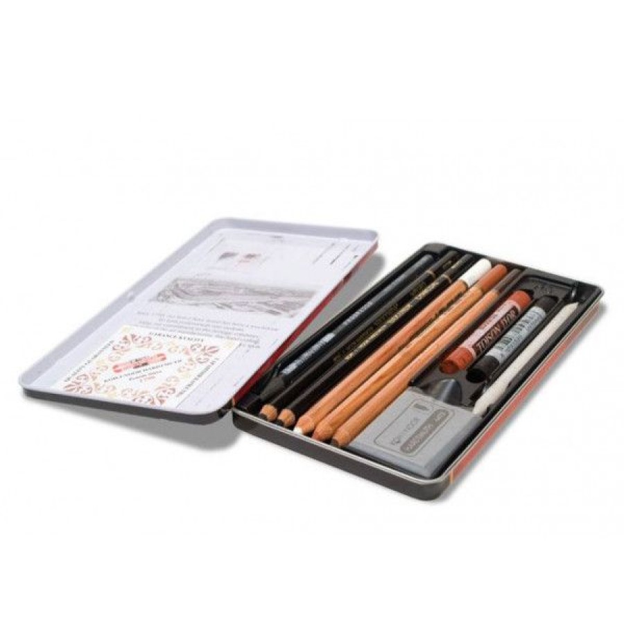 Dessin & Arts Graphiques Creastore Fusains Sanguines | Set Artiste Gioconda