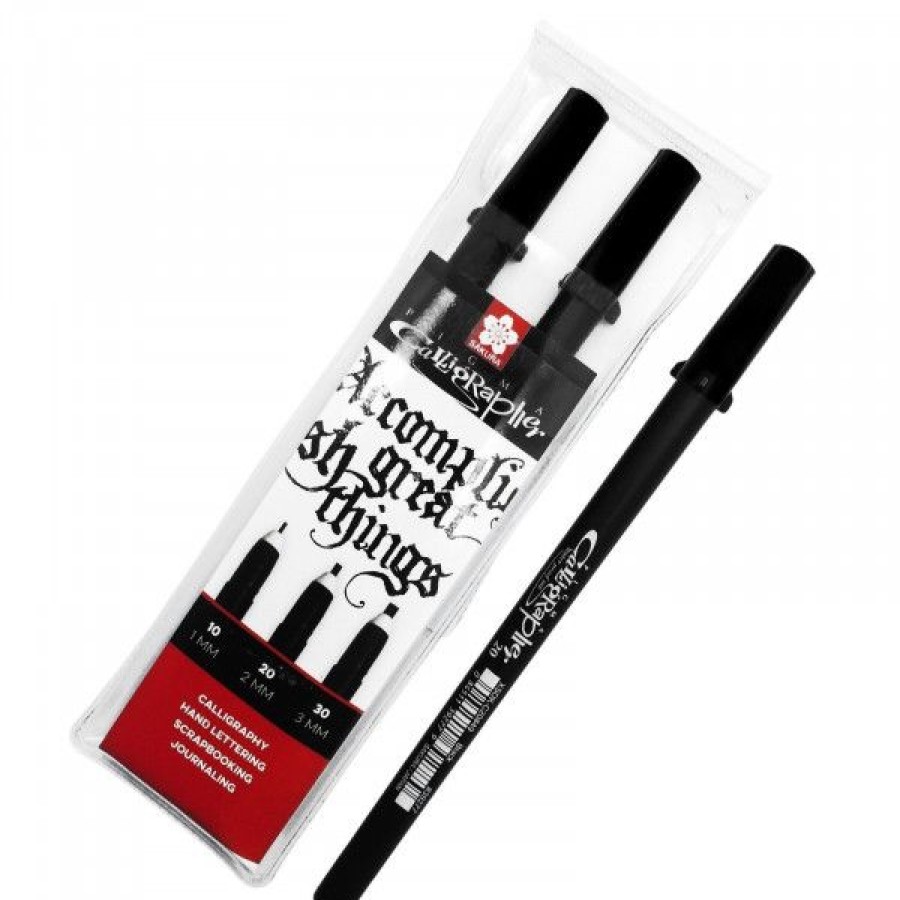 Dessin & Arts Graphiques Creastore Feutres | Set De 3 Pigma Calligrapher- Calligraphie