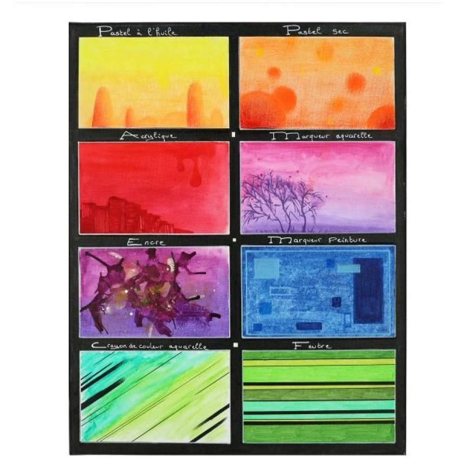 Peintures Creastore Accessoires Pour Peinture Aquarelle | Chassis Coton Multitechnique - Alpha