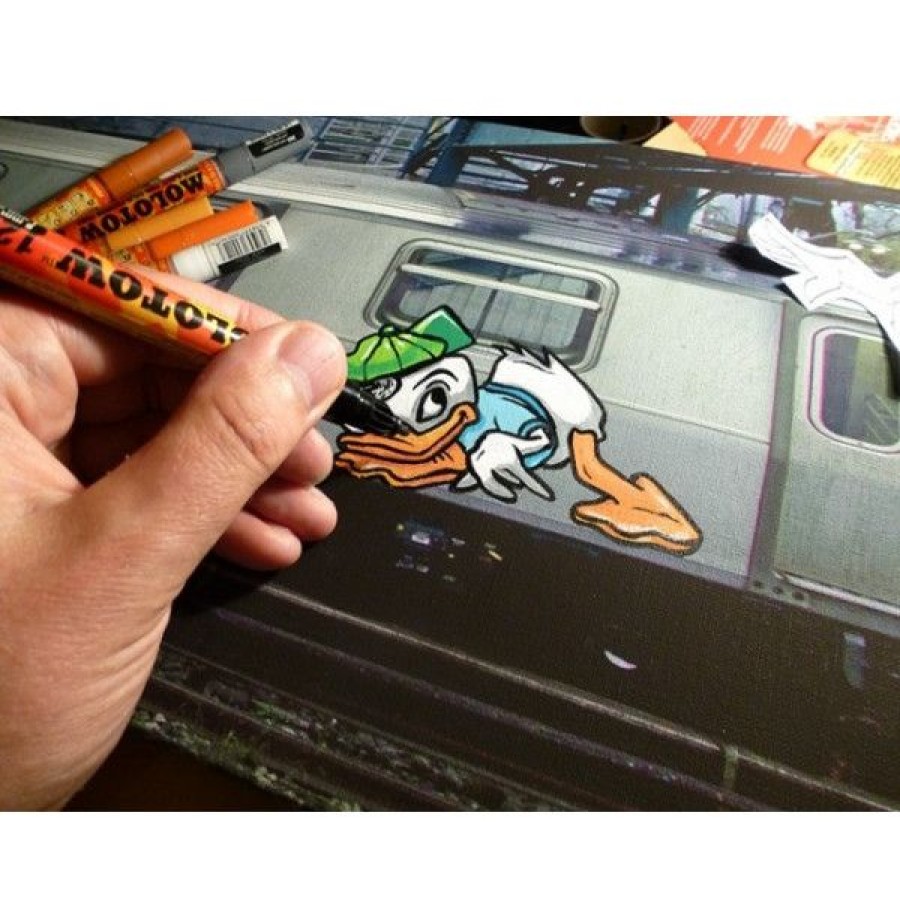 Peintures Creastore | Metro De New York - Toile A Customiser - Molotow