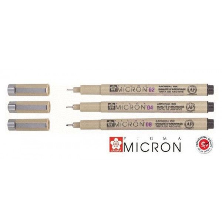 Dessin & Arts Graphiques Creastore Feutres | Set De 3 Feutres Pigma Micron