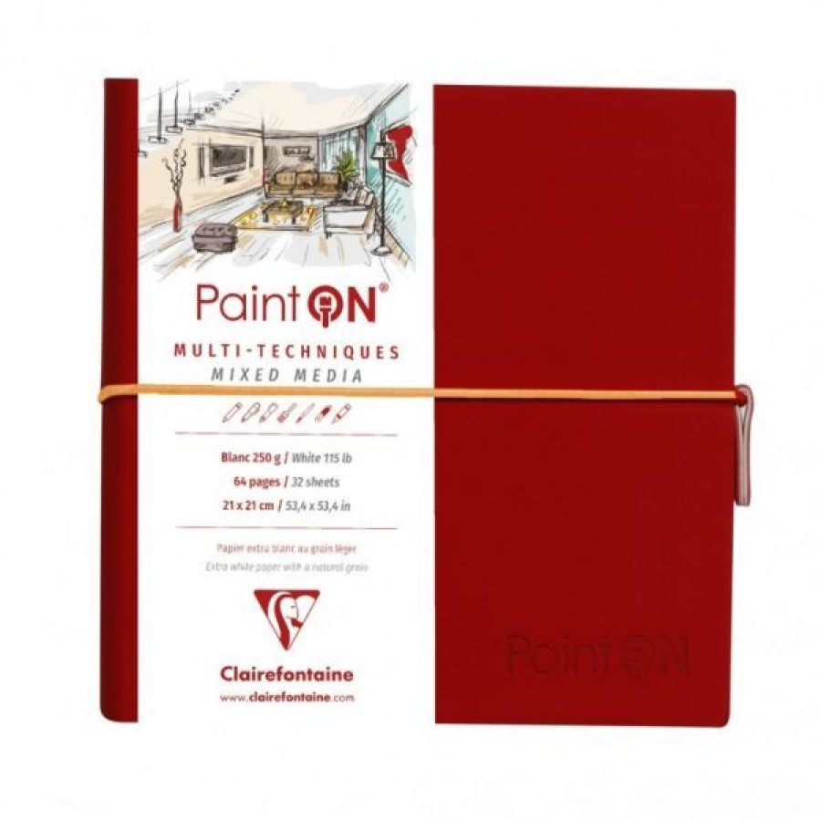 Papiers Creastore Blocs A Croquis | Carnet Paint On - 19X19Cm - Clairefontaine