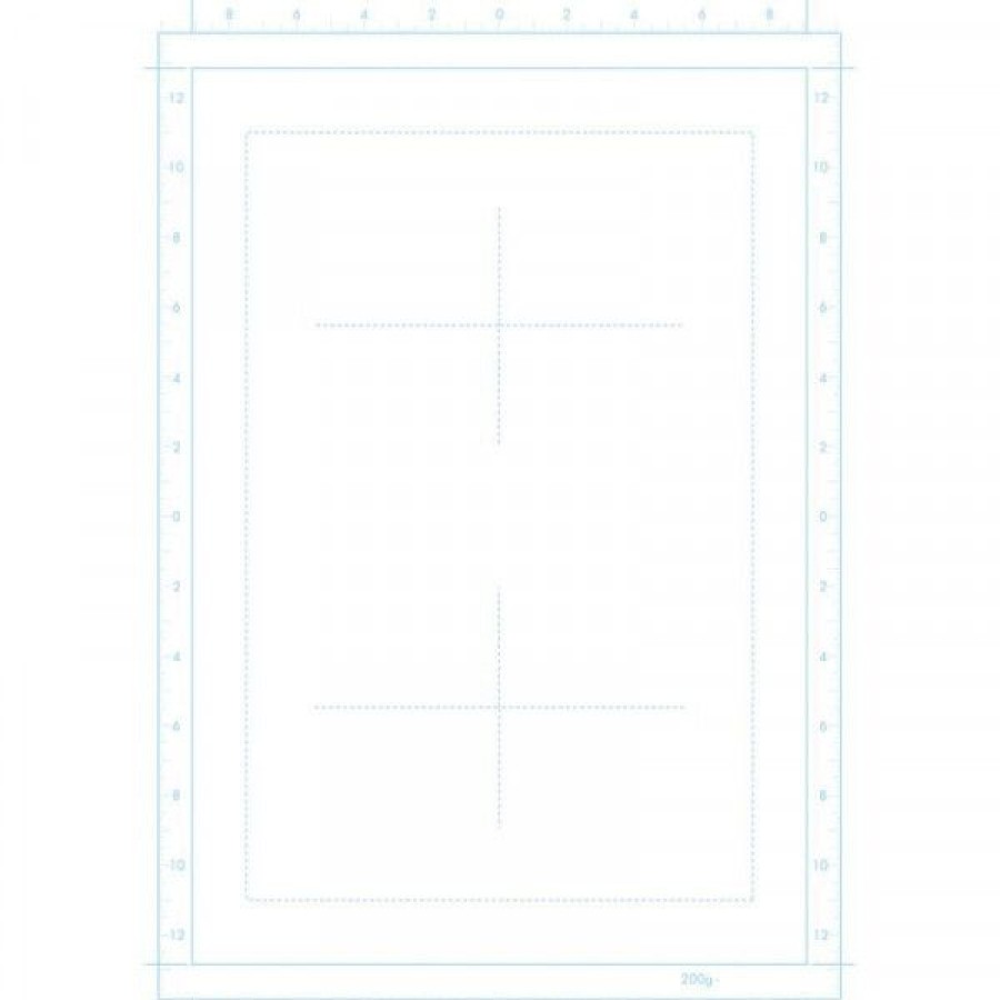 Papiers Creastore Papiers Dessin | Planches Manga & Bd Avec Reperes - 200Gr/M - Clairefontaine