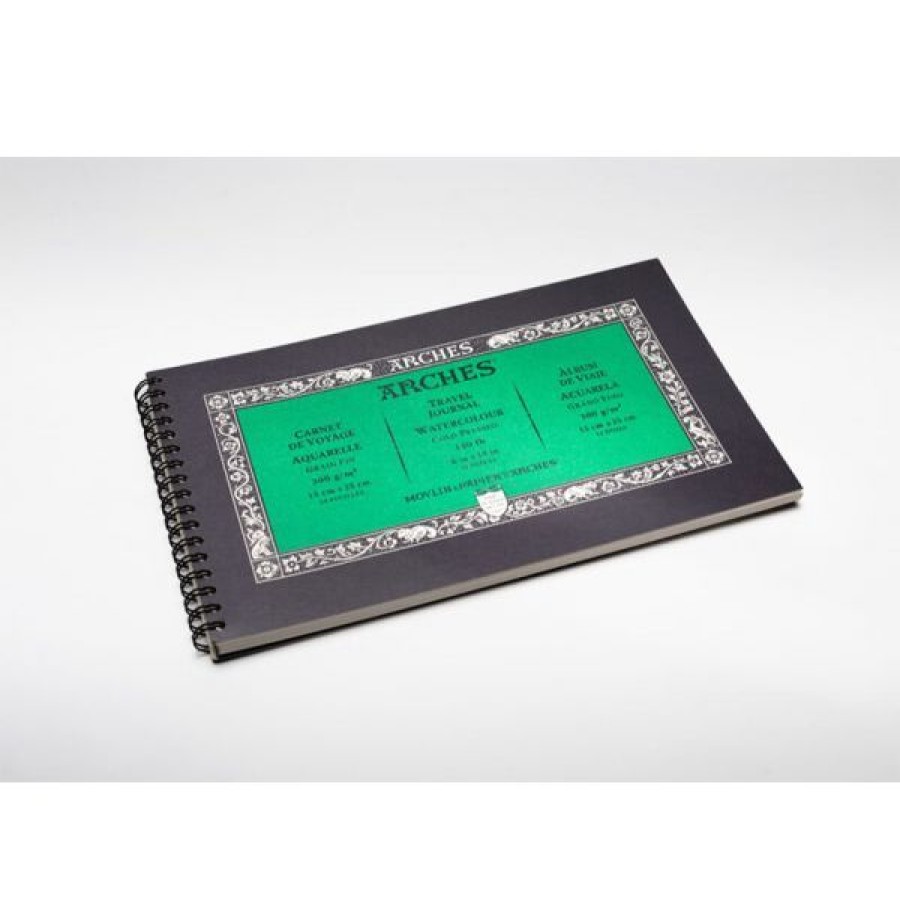 Papiers Creastore Papiers Peinture Aquarelle | Carnet De Voyage Aquarelle - 100% Coton Grain Fin - Arches