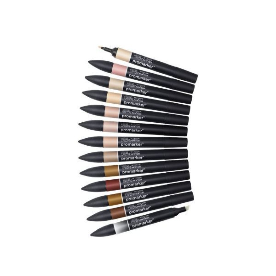 Dessin & Arts Graphiques Creastore Feutres | Set De 12 Promarkers + Blender Offert - Tons De Chair