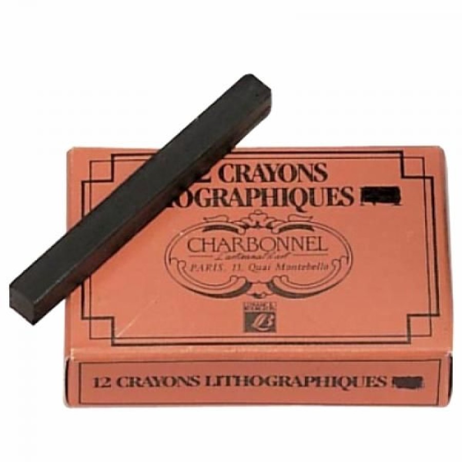 Dessin & Arts Graphiques Creastore Lithographie | Boite 12 Crayons Lithographique N°3 (Gras) - Charbonnel