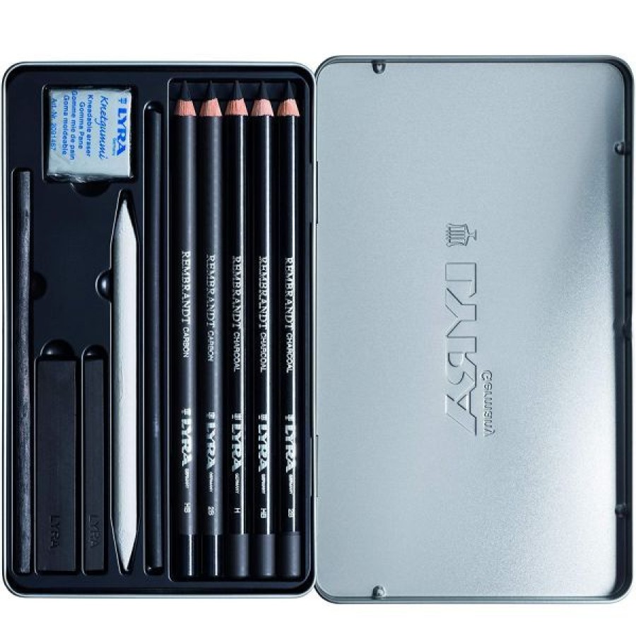 Dessin & Arts Graphiques Creastore Fusains Sanguines | Set Fusain Et Accessoires - Lyra