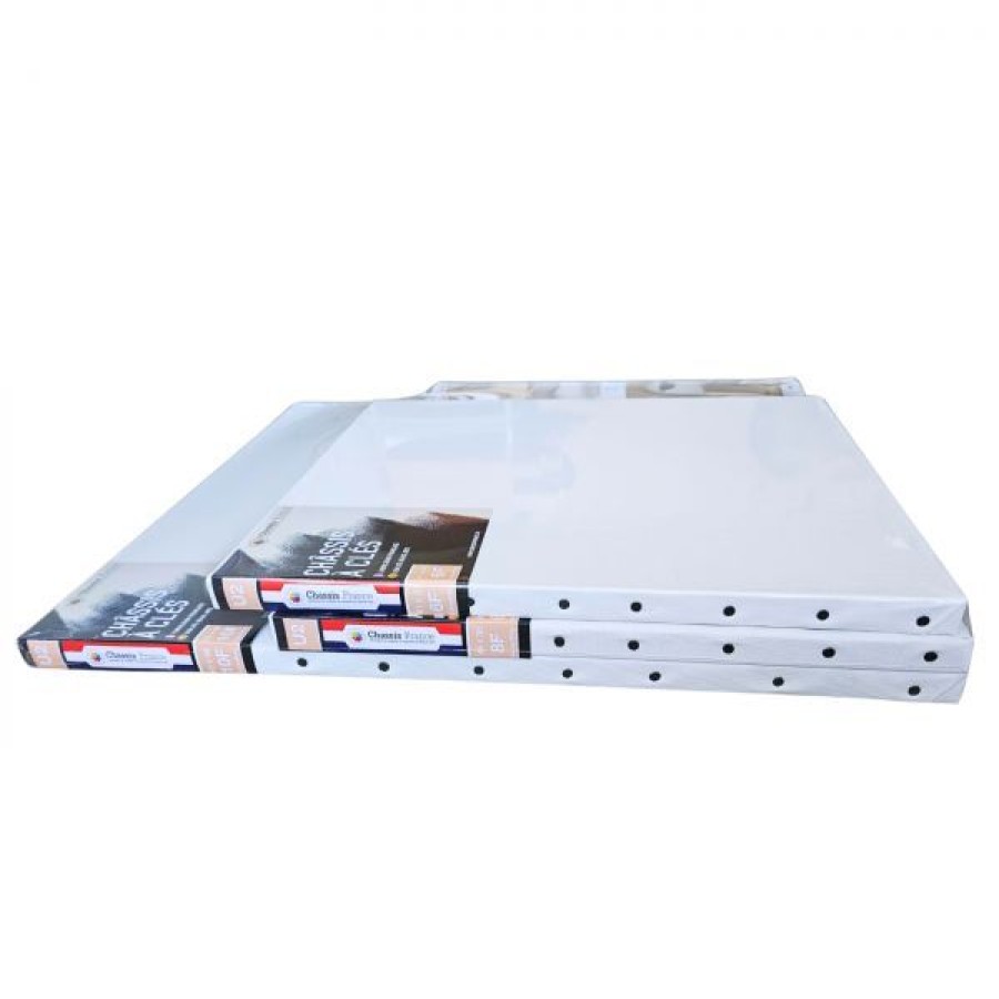 Chassis Toiles Et Chevalets Creastore Chassis Coton | Lot De 3 Chassis Polycoton U2 - 6F, 8F Et 10F - Chassis France